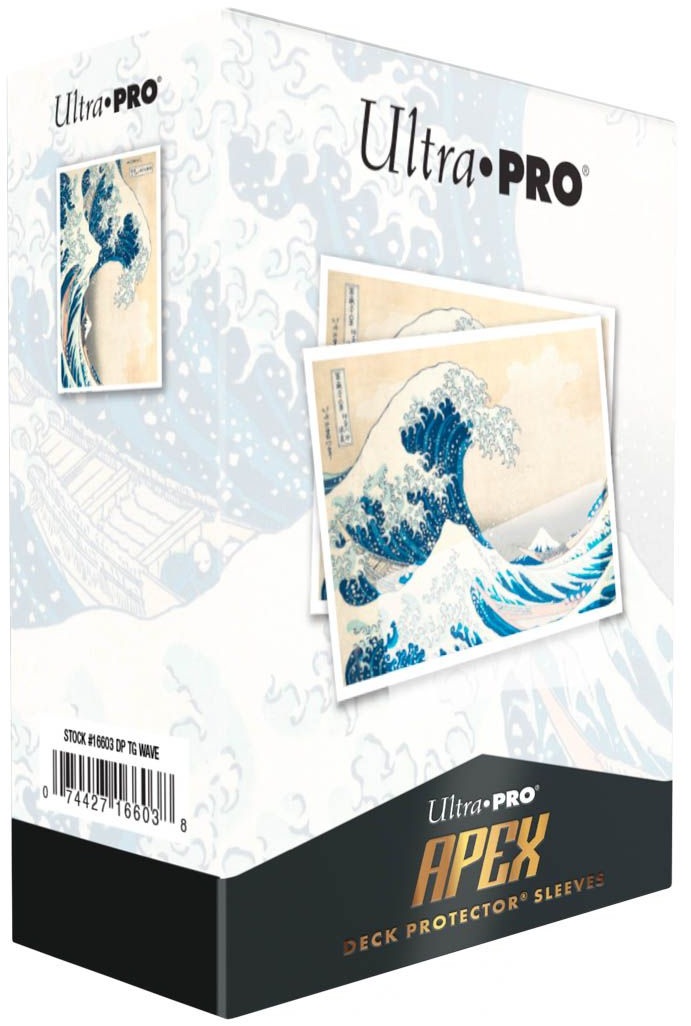 Protecții pentru cărți Ultra Pro - The Great Wave off Kanagawa Apex Deck Protector (105 buc)