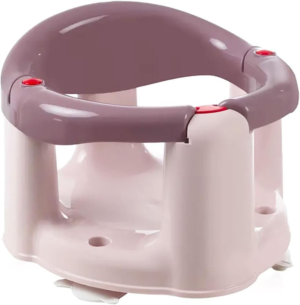 Cadă antiderapantă și scaun pentru hrănire  BabyJem - Plum