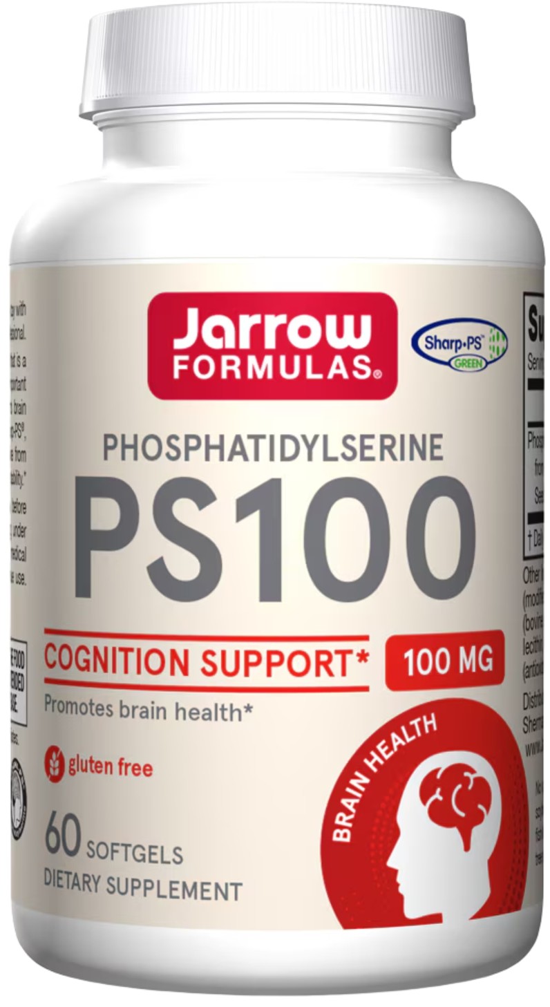 PS-100 Phosphatidylserine, 100 mg, 60 capsule, Jarrow Formulas