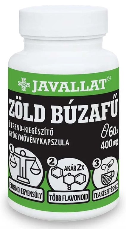 Iarbă de grâu, 400 mg, 60 capsule, Javallat
