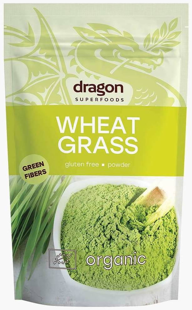 Pudră de iarbă de grâu, 150 g, Dragon Superfoods
