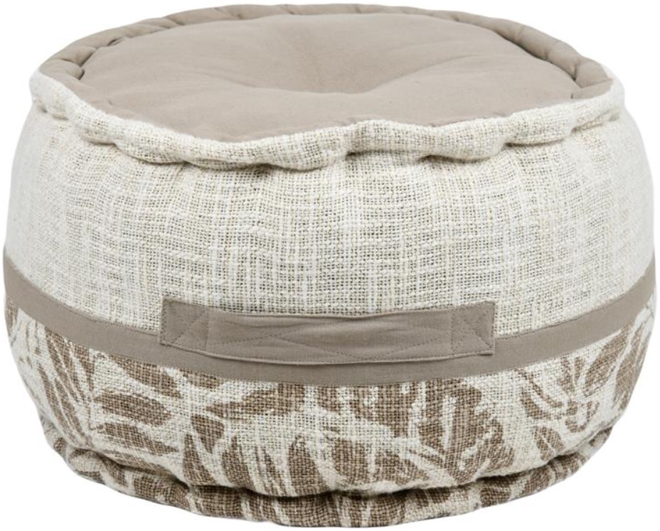 Puf STOF - Hemera, 40 x 30 cm, Taupe