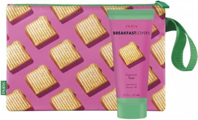 Pupa Breakfast Lovers Lapte de duș Toast, 200 ml + Penar