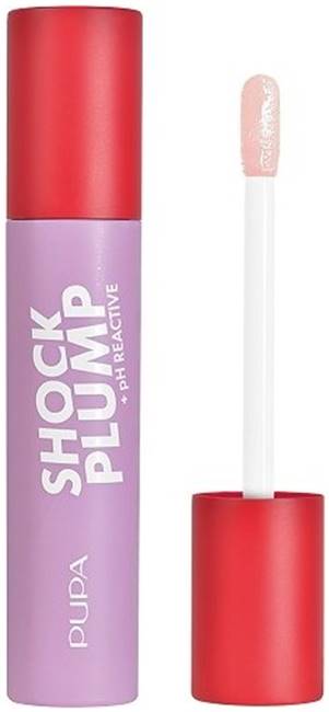 Pupa Luciu de buze Shock Plump PH Reagente, 001 Pure Kiss, 5 ml