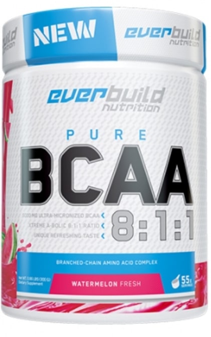 Pure BCAA 8:1:1, pepene verde, 300 g, Everbuild