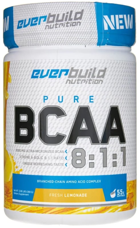Pure BCAA 8:1:1, pina colada, 300 g, Everbuild