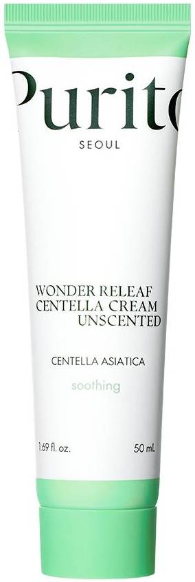 Purito Seoul Wonder Releaf Centella Cremă de față, fără parfum, 50 ml