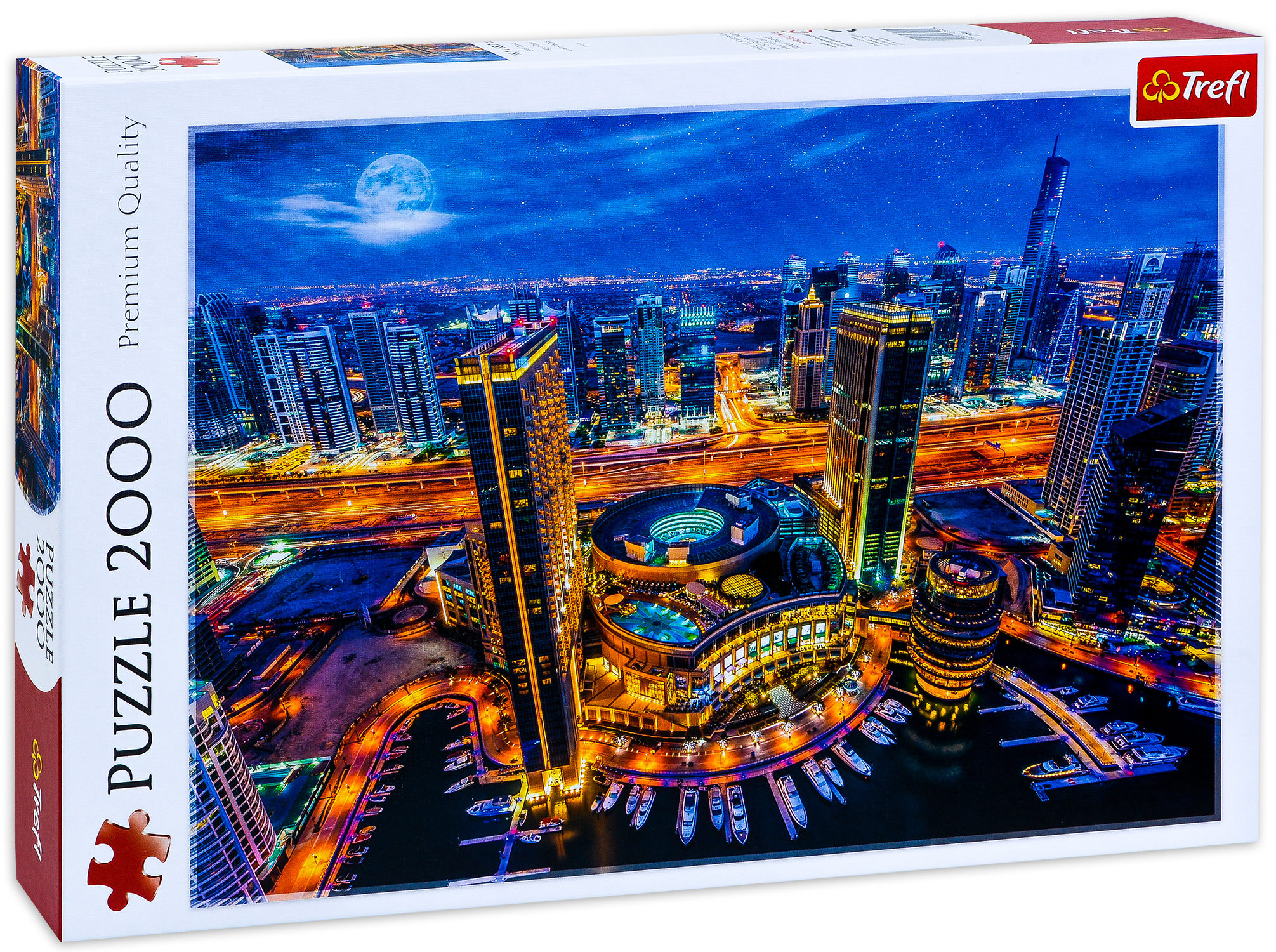 Puzzle Trefl din 2000 de piese - Luminile Dubaiului | Ozone.ro