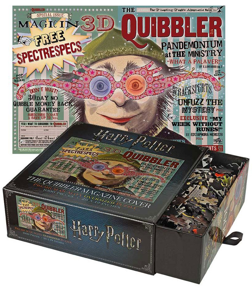Puzzle panoramic Harry Potter de 1000 piese - Revista The Quibbler
