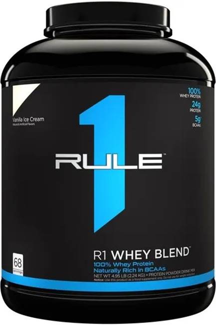 R1 Whey Blend, vanilie, 2240 g, Rule1