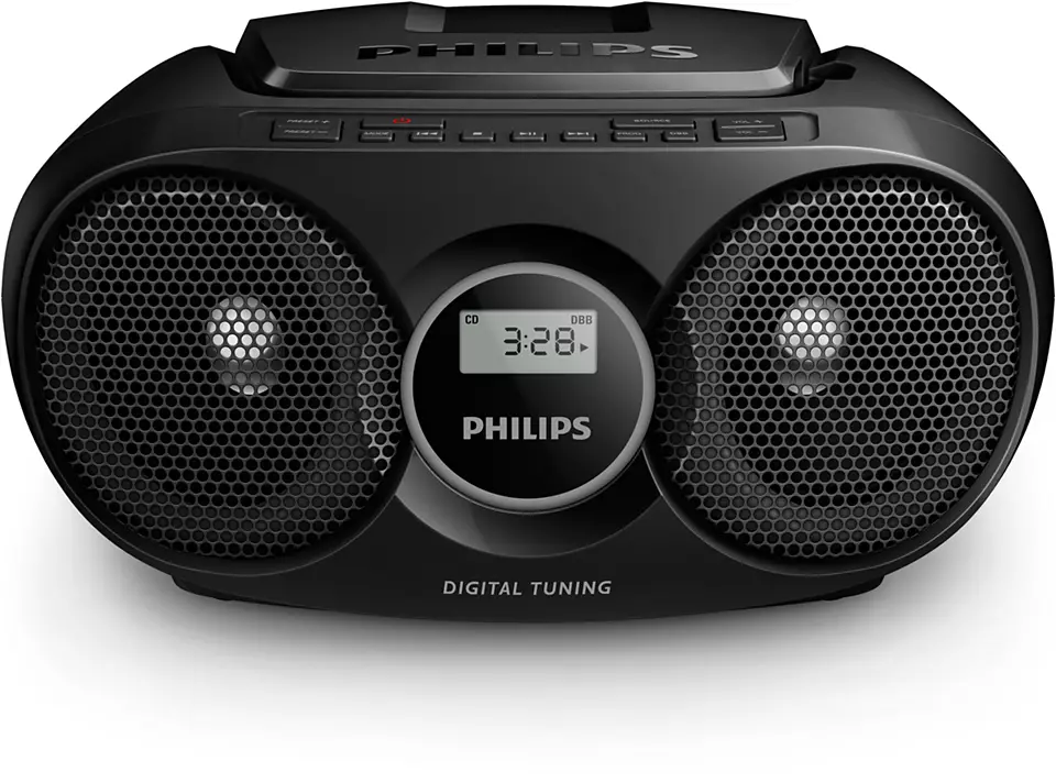 Radiocasetofon CD Philips - AZ215B, negru