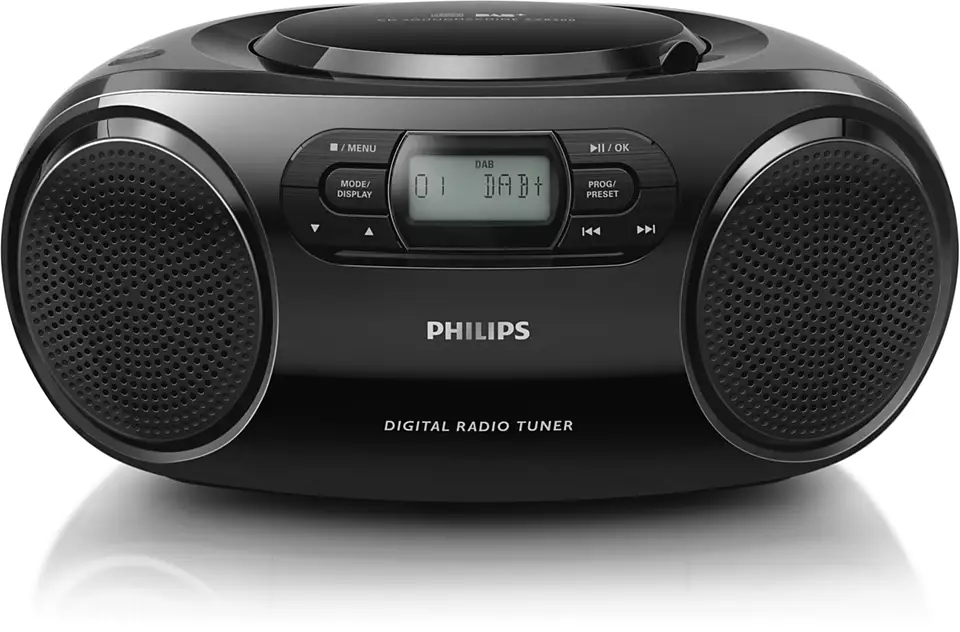 Radiocasetofon CD Philips - AZB500, negru