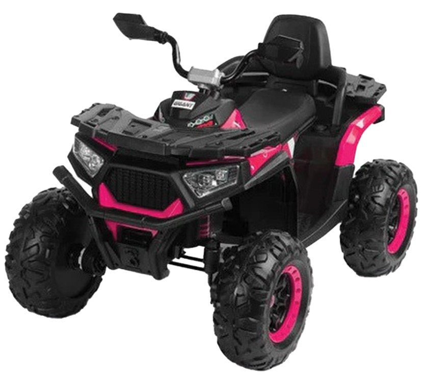 Mașinuță cu telecomandă, cu acumulator Caretero Toyz - Quad Gigant, roz