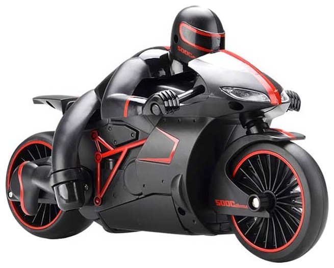 Bicicletă de curse controlată radio Crazon - Pentru drifting, 1:18, negru