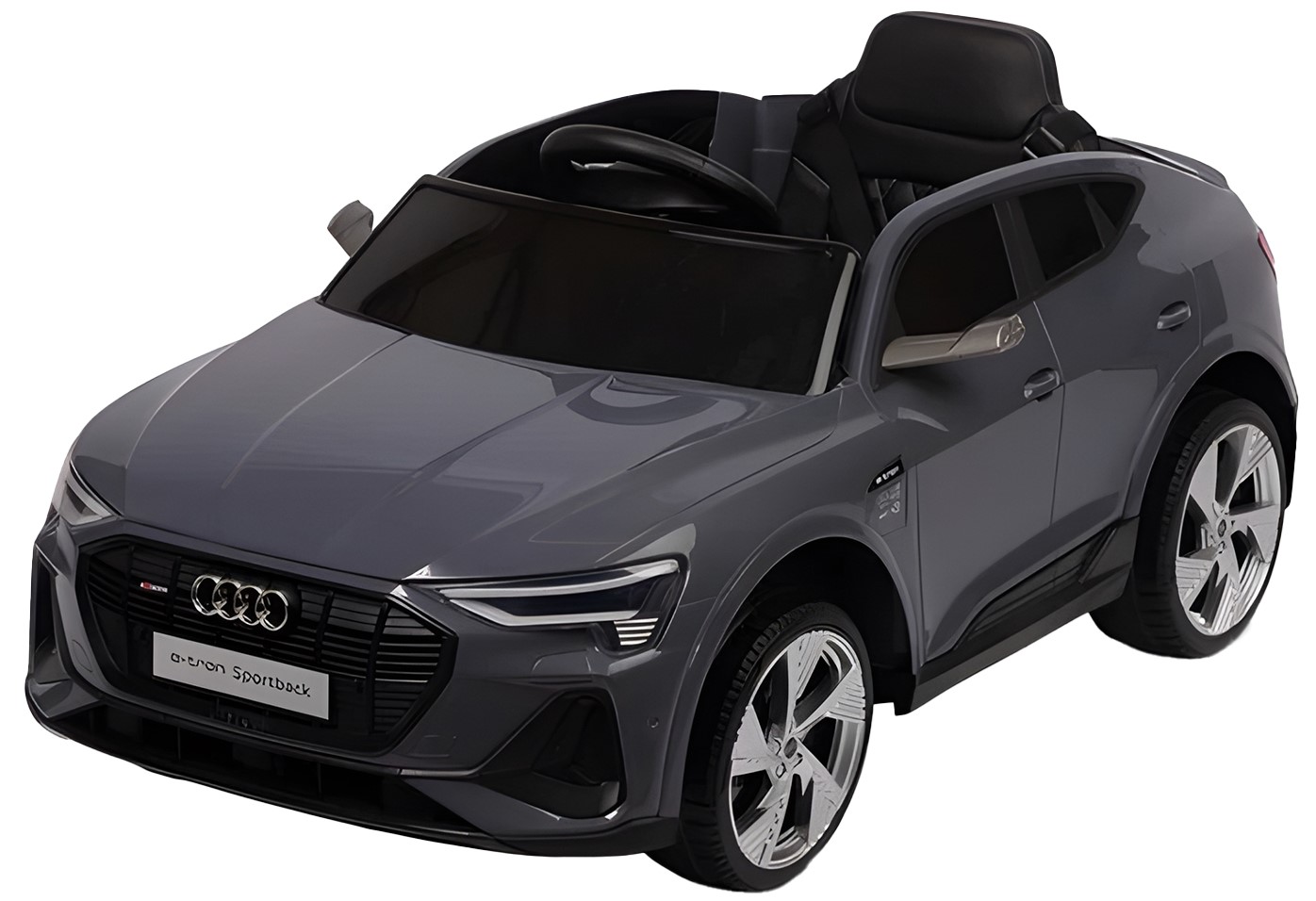 Mașină cu baterie radiocomandă Caretero Toyz - Audi E Tron Sportback, gri