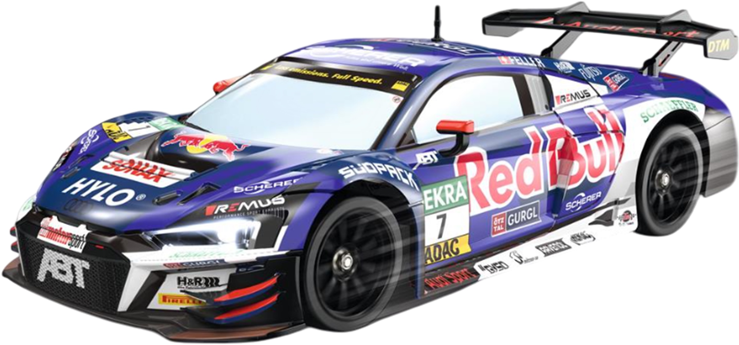 Mașină radiocomandată Carrera RC - Red Bull Audi R8 LMS GT3 evo II, Steam, 1:16