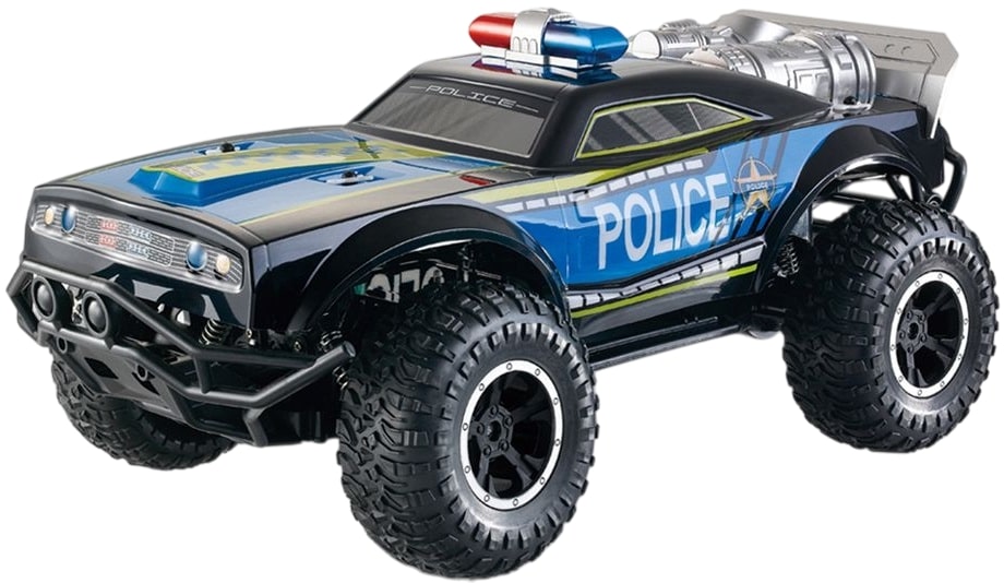 Mașină radiocomandată HKTEC - Mașină de poliție off-road, 1:8, asortiment