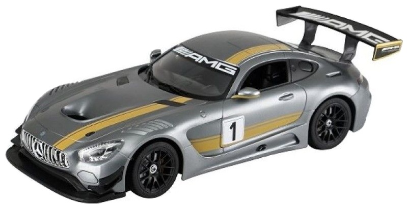 Mașină controlată radio Rastar - Mercedes AMG GT3 Performance, 1:14, gri