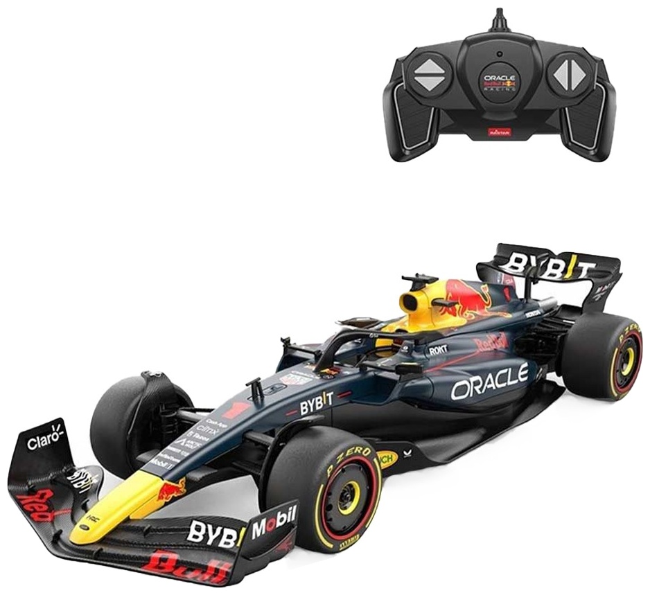 Mașină controlată radio Rastar - Red Bull F1 RB19, pentru asamblare, 1:16