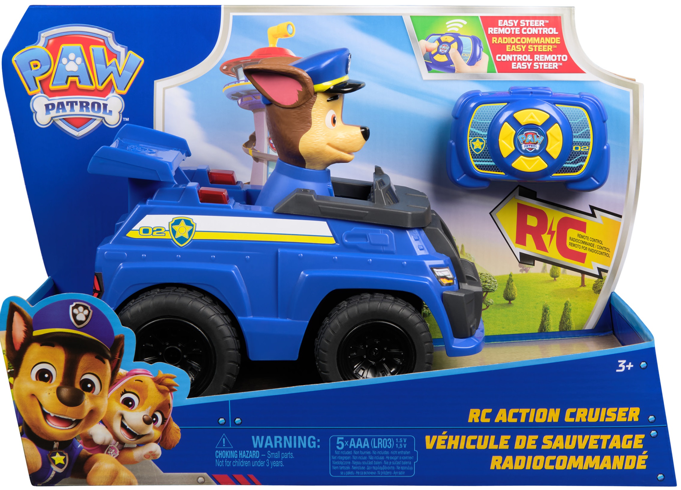 Mașină radiocomandată Spin Master Paw Patrol - Camionul de poliție al lui Chase