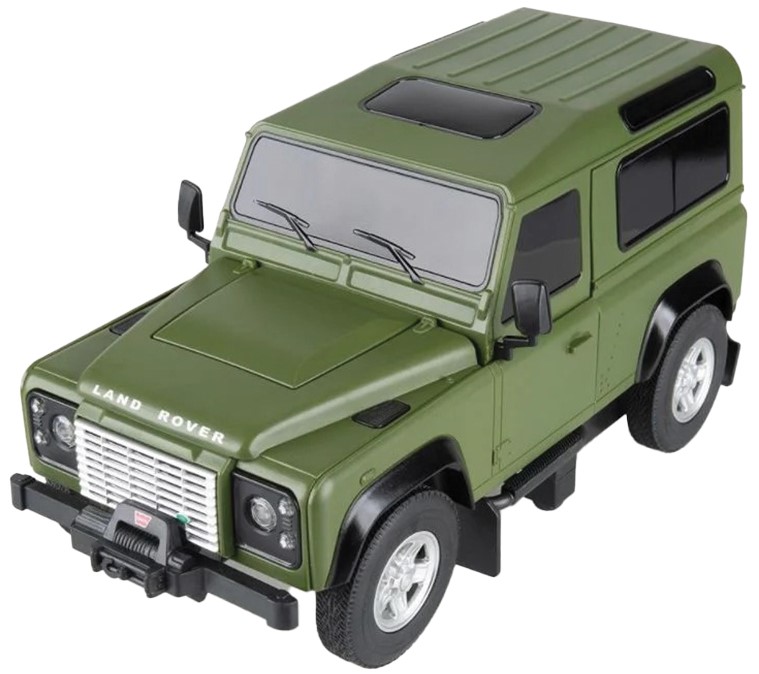 Mașinuță controlată radio Rastar - Land Rover Denfender, 1:14, verde