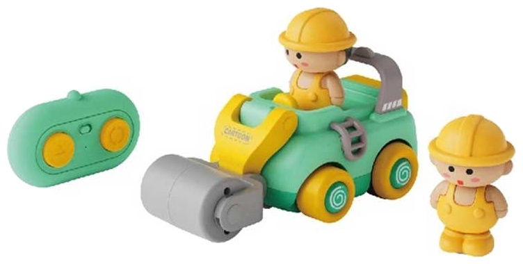 Mașină de construcție radio controlată Crazon - Cu sunet, verde