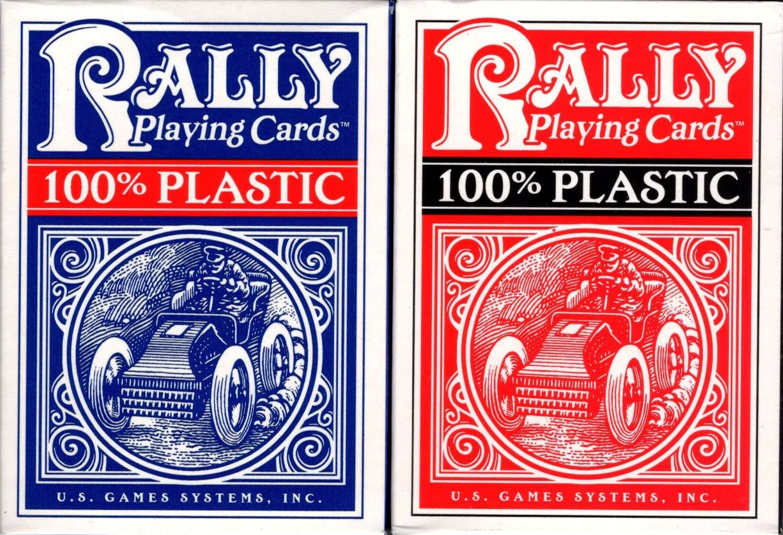 Rally Playing Cards 100% Plastic