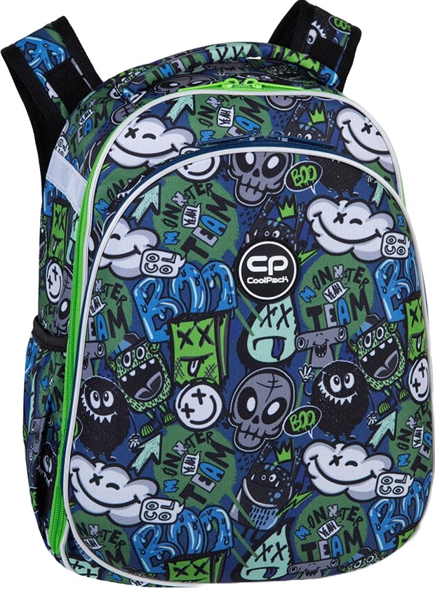 Ghiozdan școlar Cool Pack Turtle - Monster Team, 25 l