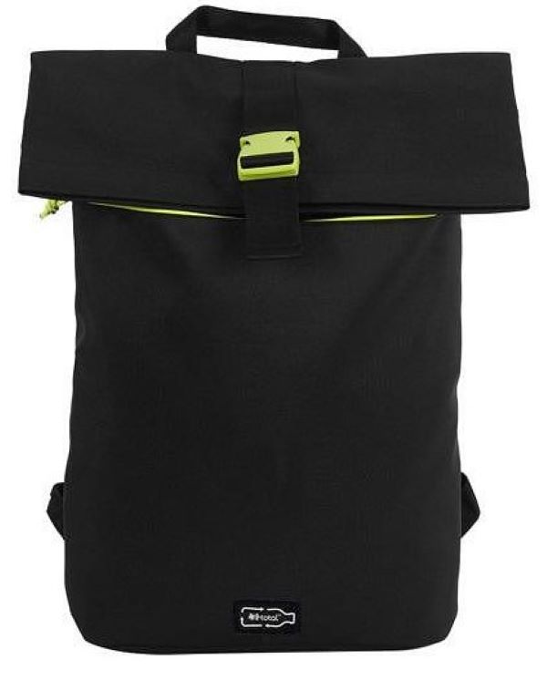 Ghiozdan I-Total RPET - Negru cu galben, 26 l