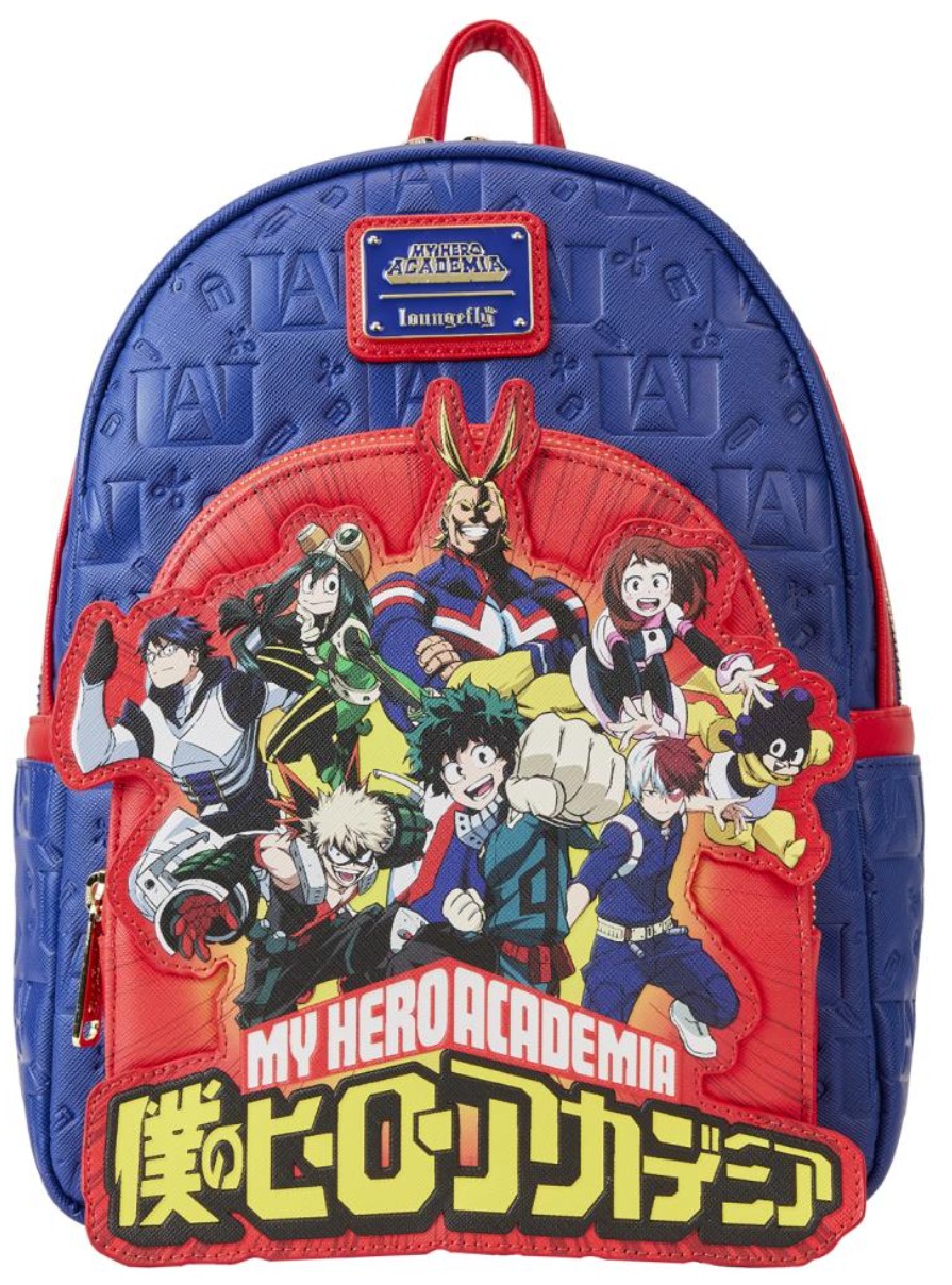 Rucsac Loungefly Animation: My Hero Academia - Group Debossed (Logo)