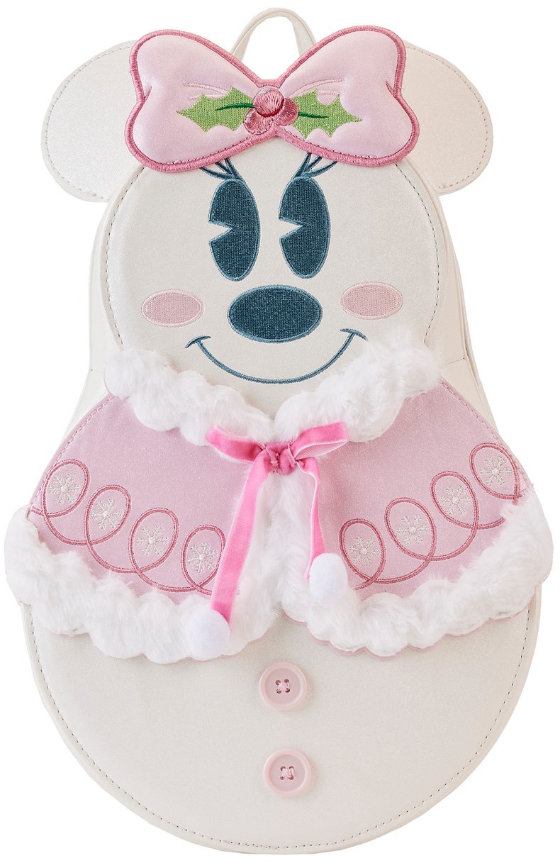 Rucsac Loungefly Disney: Minnie Mouse - Pastel Figural Snowman
