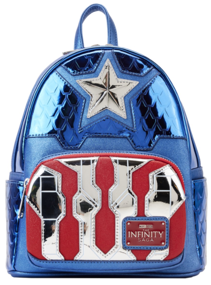 Rucsac Loungefly Marvel: Captain America - Costume (Shine) (The Infinity Saga)