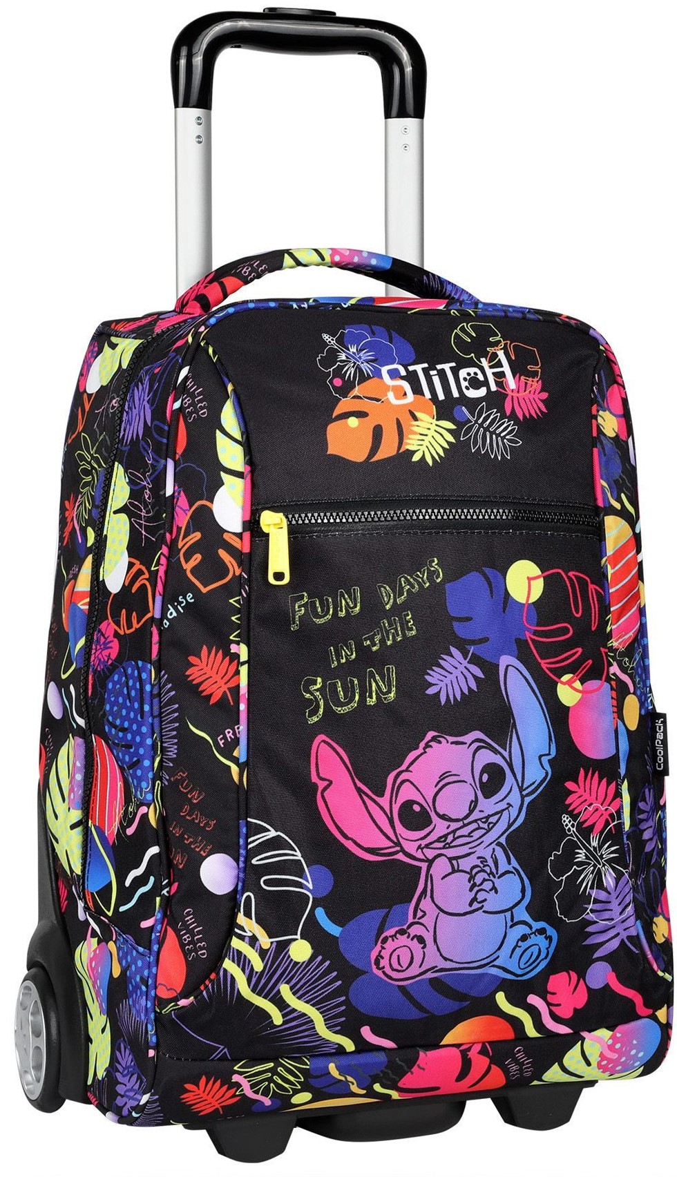Rucsac cu roți Cool Pack Compact - Stitch Black
