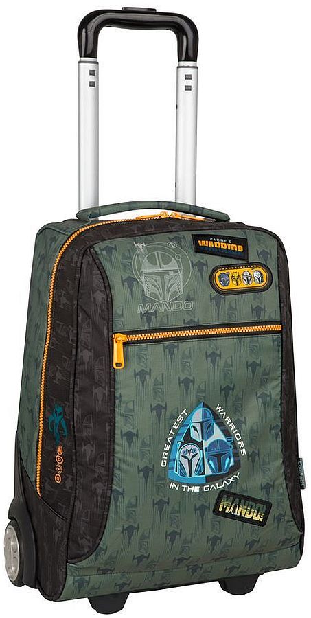 Ghiozdan școlar cu roți  Cool Pack Compact - The Mandalorian, 36 l