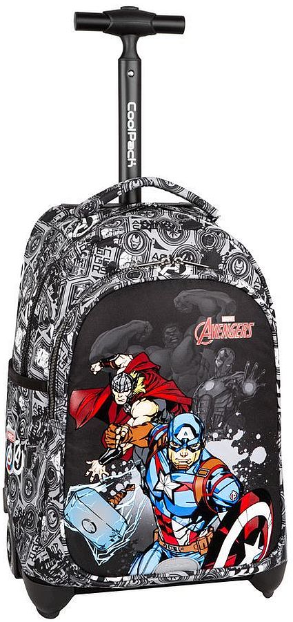 Ghiozdan școlar cu roți Cool Pack Jack - The Avengers, 24 l