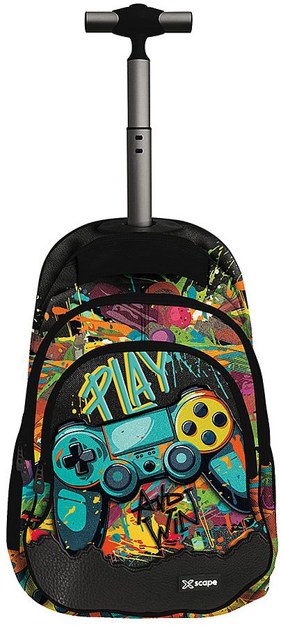 Rucsac cu roți Graffiti Xscape - Gaming