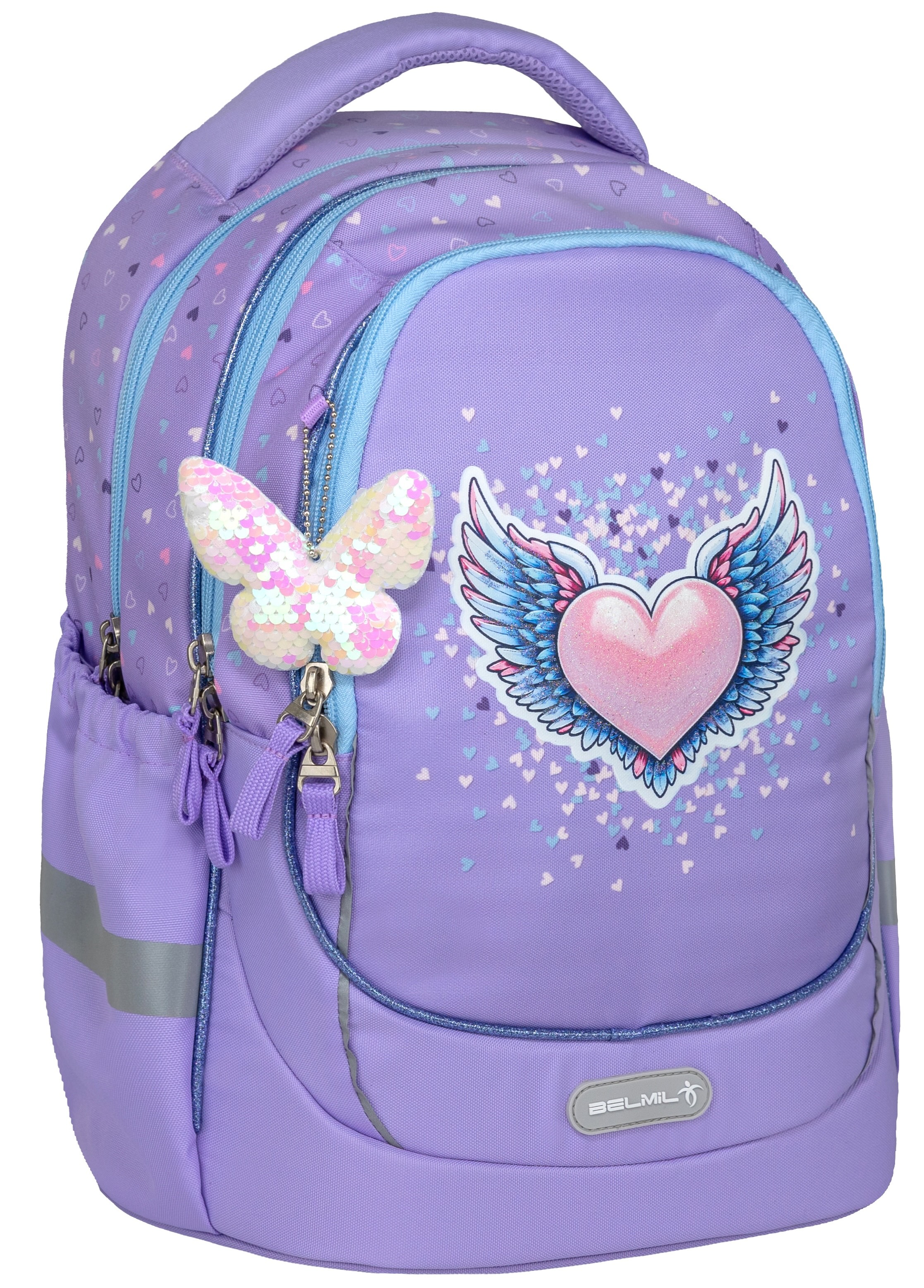 Rucsac cu fund dur Belmil Leisure Plus - Love of Heart