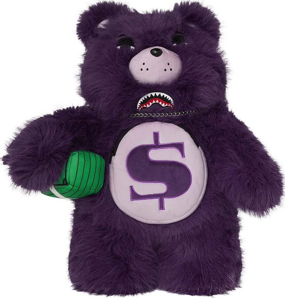 Ghiozdan Sprayground Teddy Bear - Fur Cray Purple