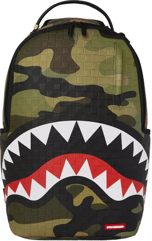 Ghiozdan Sprayground - Woodland Camo Check