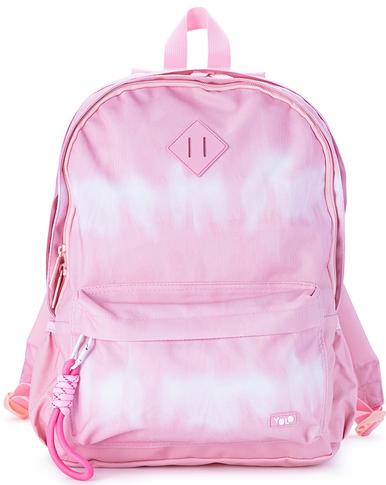 Ghiozdan școlar  YOLO Tie Dye - Pink
