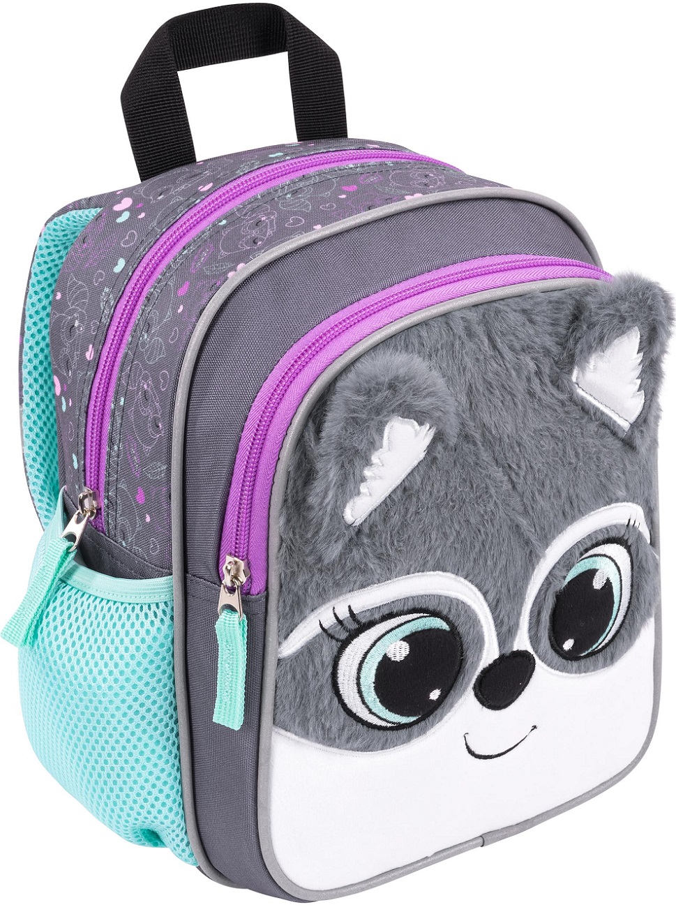 Ghiozdan pentru gradiniță Bambino Premium Racoon - Cu 1 compartiment