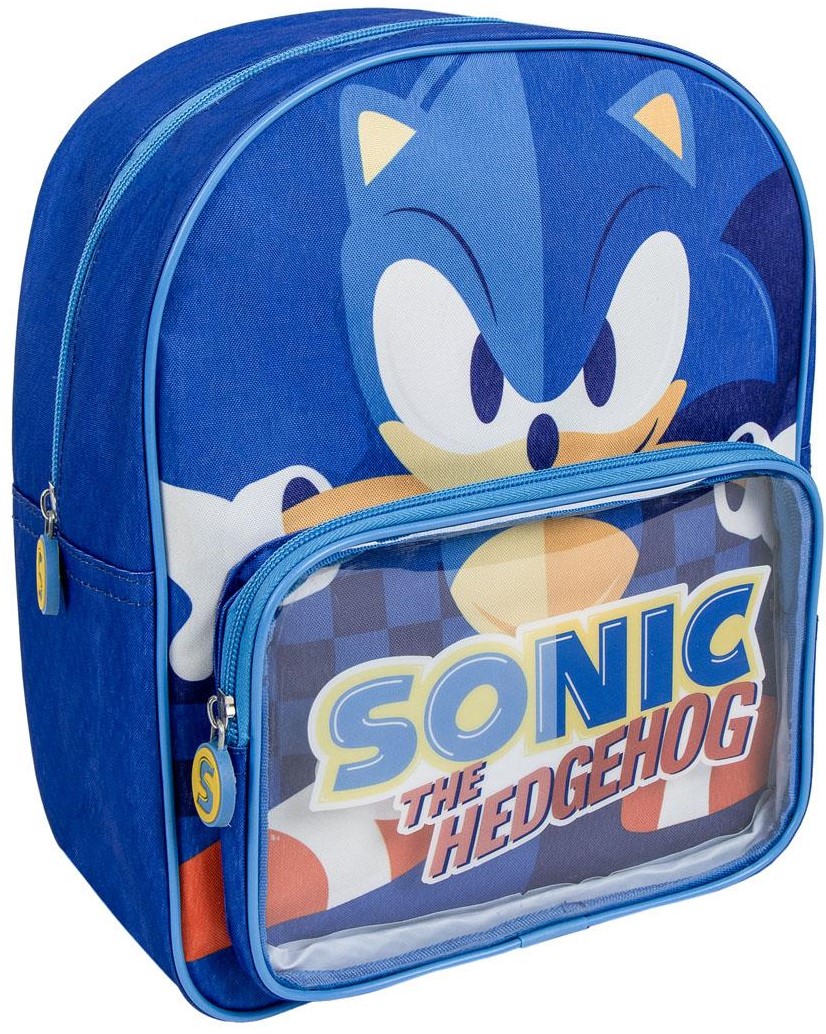 Ghiozdan de grădiniță Cerda Sonic - Cu buzunar transparent