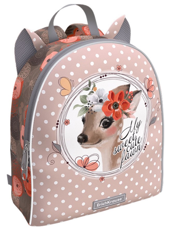 Ghiozdan pentru gradiniță Erich Krause EasyLine - Mini, Cute Deer, 5 l
