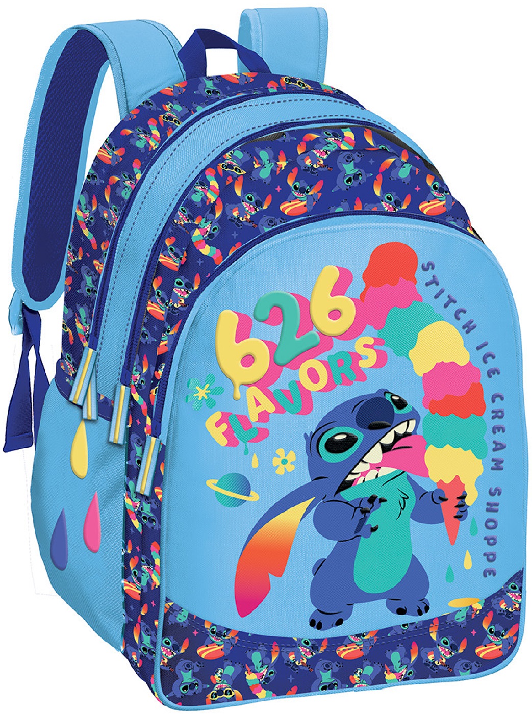 Ghiozdan pentru grădiniță Kstationery Lilo & Stitch -  Cu 2 compartimente
