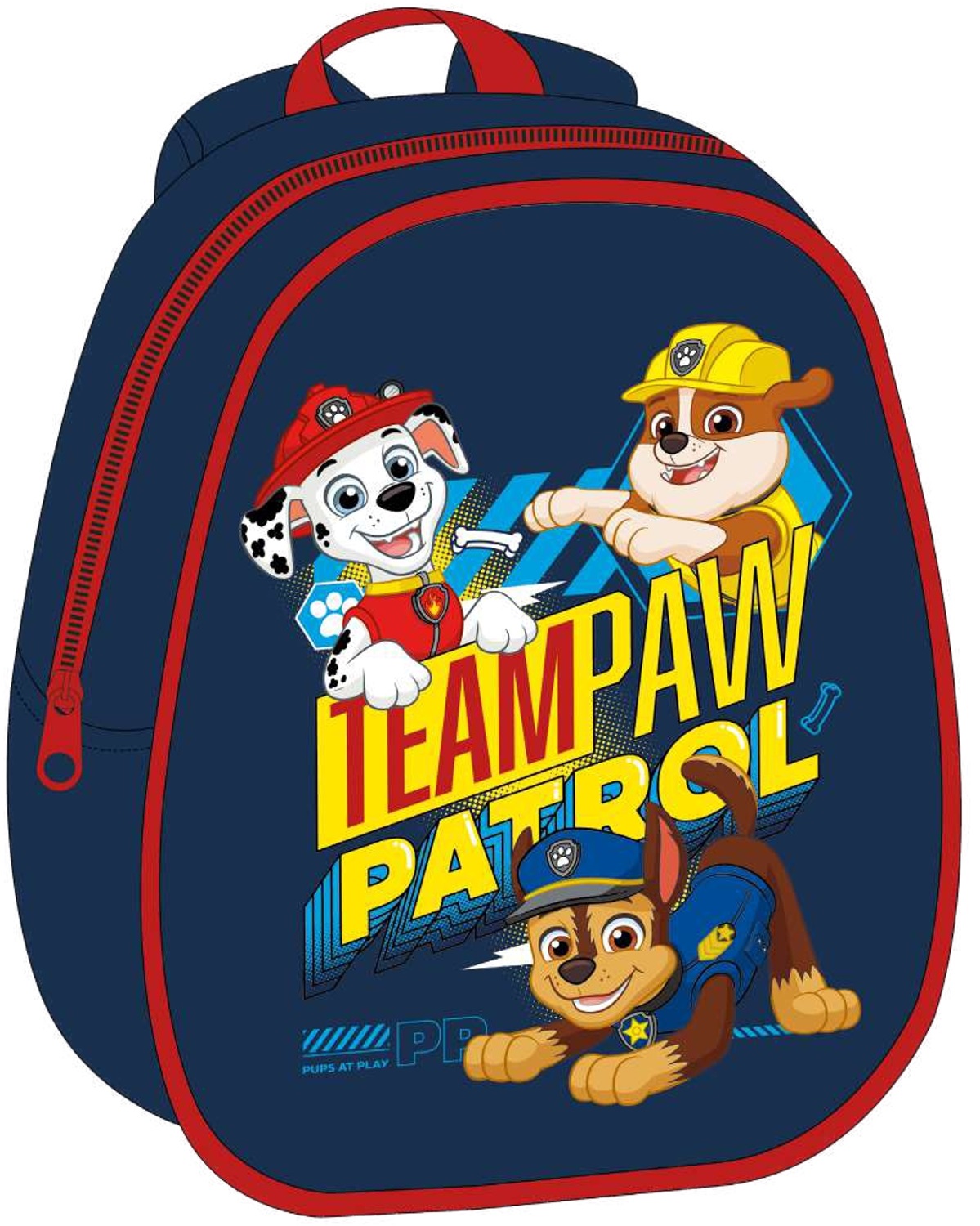 Ghiozdan pentru gradiniță Kstationery Paw Patrol - The Team, cu 1 compartiment