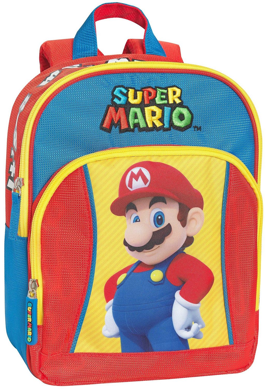 Ghiozdan pentru gradiniță Panini Super Mario - Tricolore, cu 1 compartiment