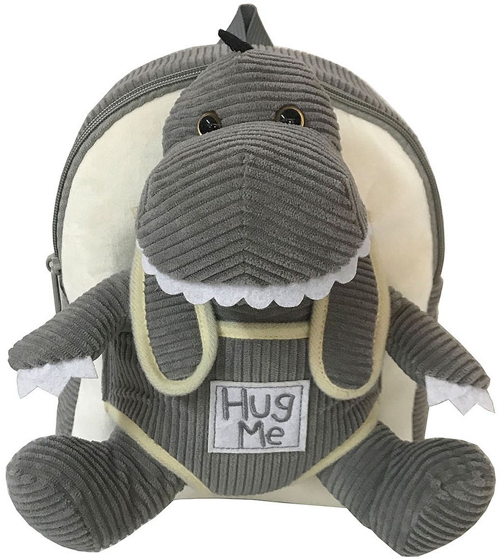 Ghiozdan pentru grădiniță S. Cool Baby Animals - Gri,  cu dinozaur