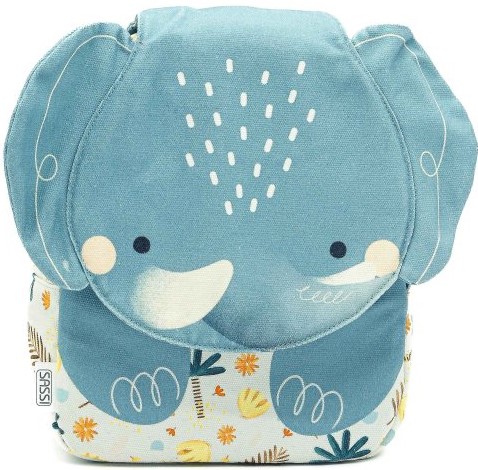 Ghiozdan pentru gradiniță  Sassi Chewy The Elephant - 1 compartiment , mini