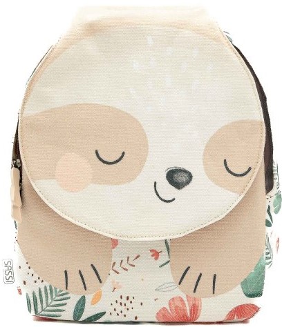 Ghiozdan pentru gradiniță  Sassi Gnawy The Sloth - 1 compartiment , mini