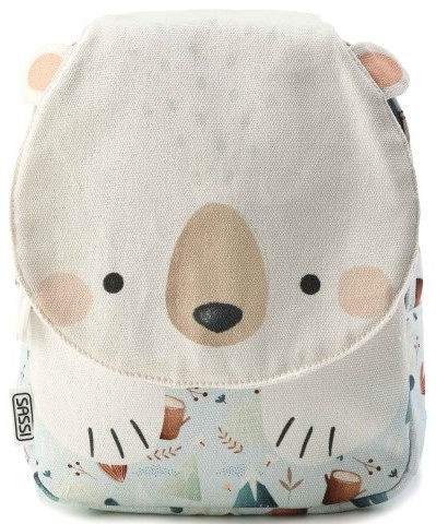 Ghiozdan pentru gradiniță  Sassi Munchy The Bear - 1 compartiment , mini